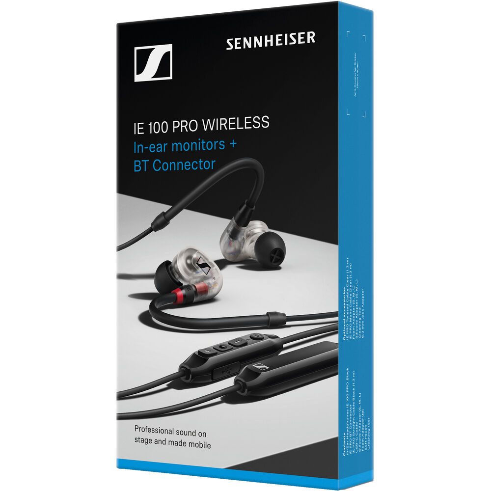 Sennheiser IE 100 Pro Wireless In-Ear Monitoring Headphones - Clear - Image 6