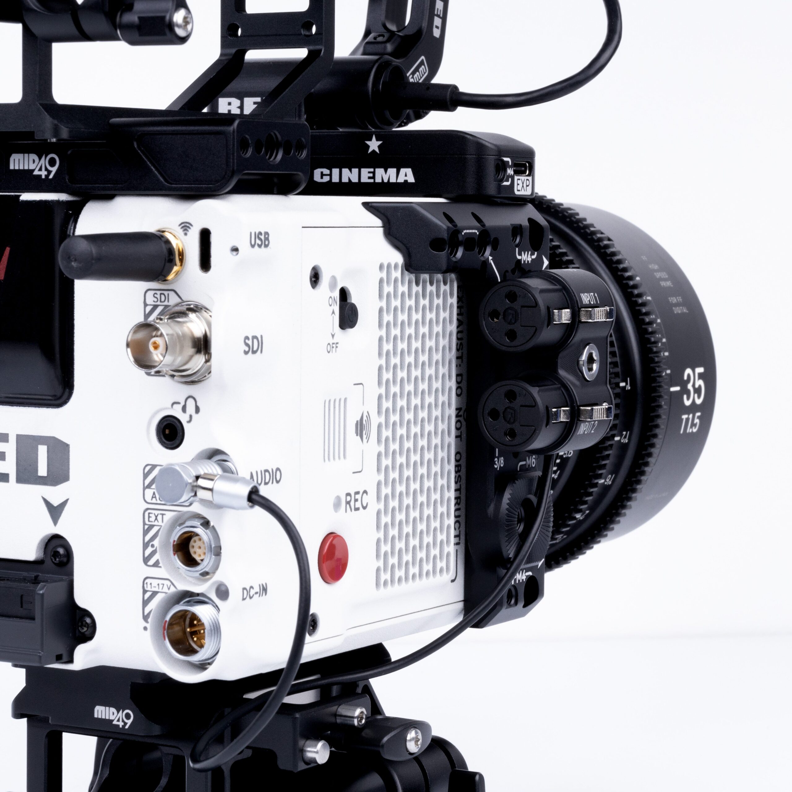 MID49 Audio Breakout AB-1 (RED Komodo-X, V-Raptor, ARRI Alexa Mini, Z CAM E-2) - Image 5