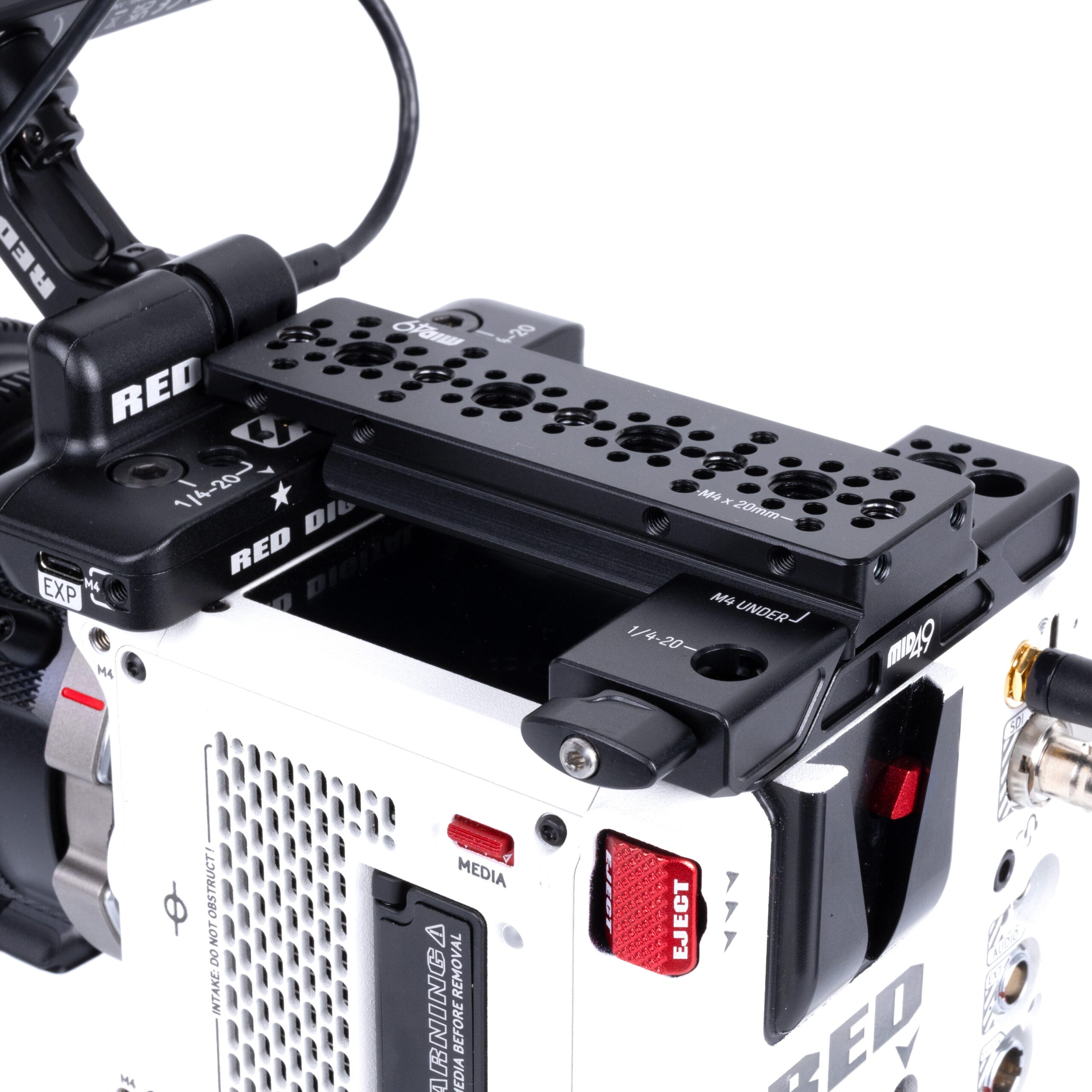 MID49 ARCA Top Plate Kit (114mm, RED Komodo, Komodo-X, V-Raptor) - Image 4