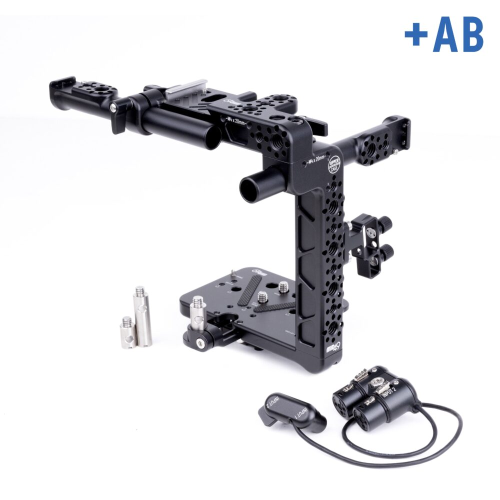 MID49 Upper Cage for Blackmagic Cinema Camera 6K (Full Frame, Pocket Pro, Pocket G2) +  Audio Breakout AB-6