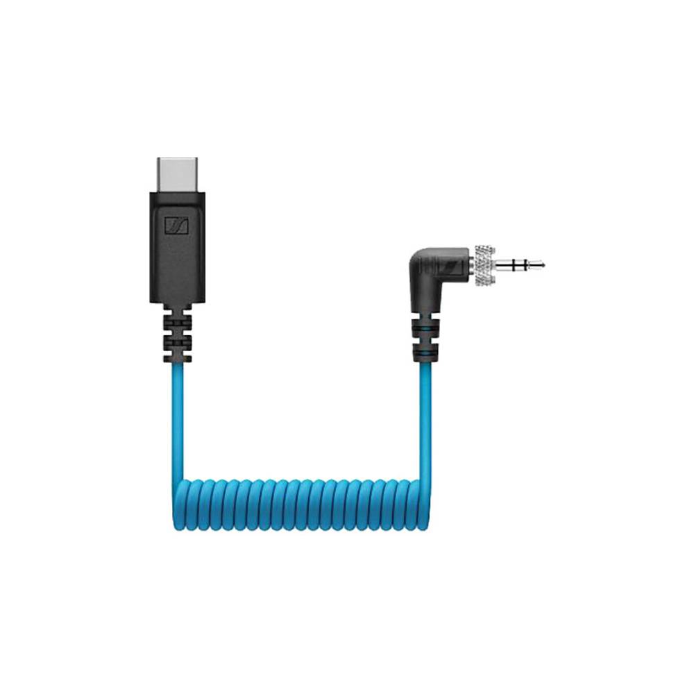 Sennheiser CL 35 USB-C 3.5mm TRS to USB Type-C Coiled Cable