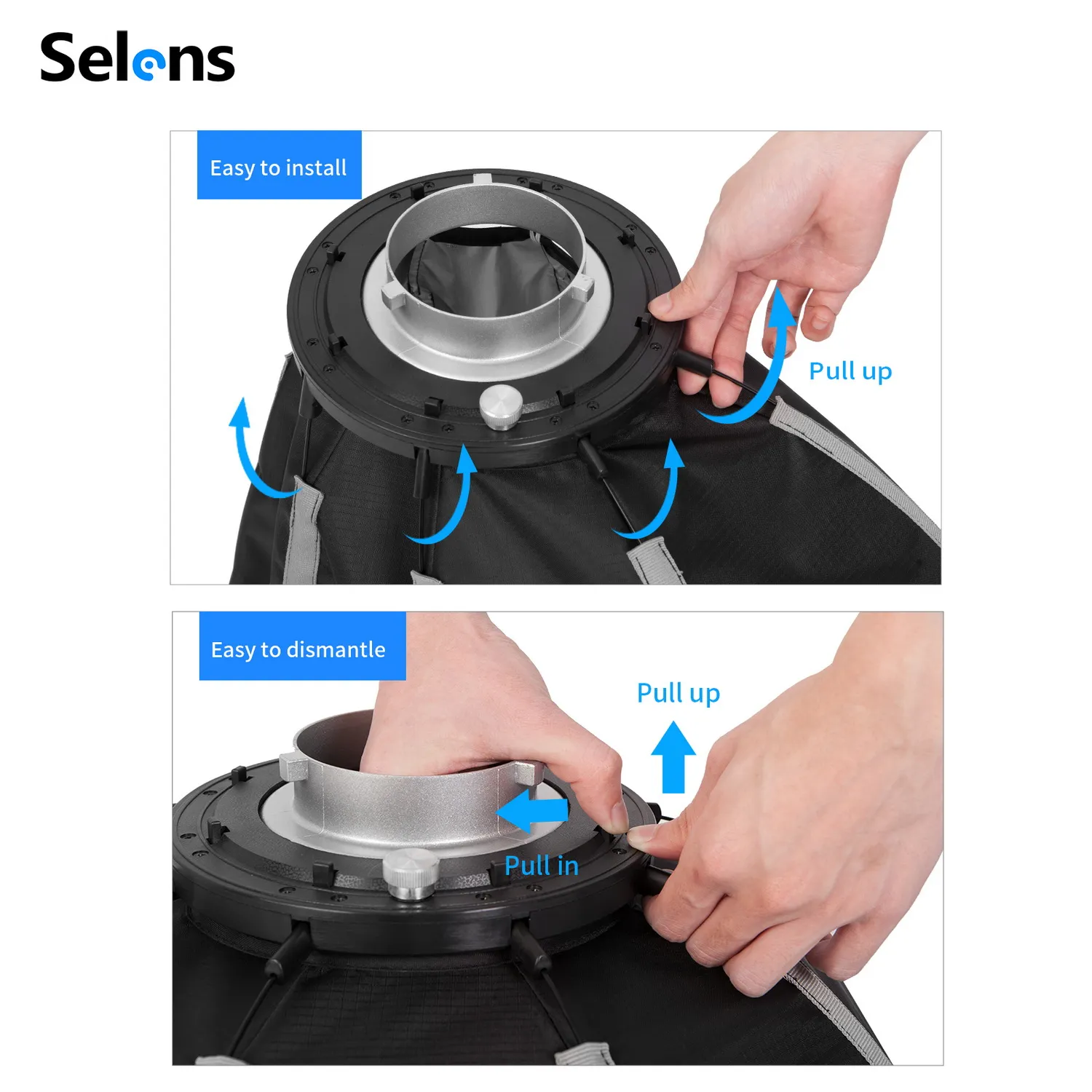 Selens Quick-Folding Octagon Softbox - Image 3