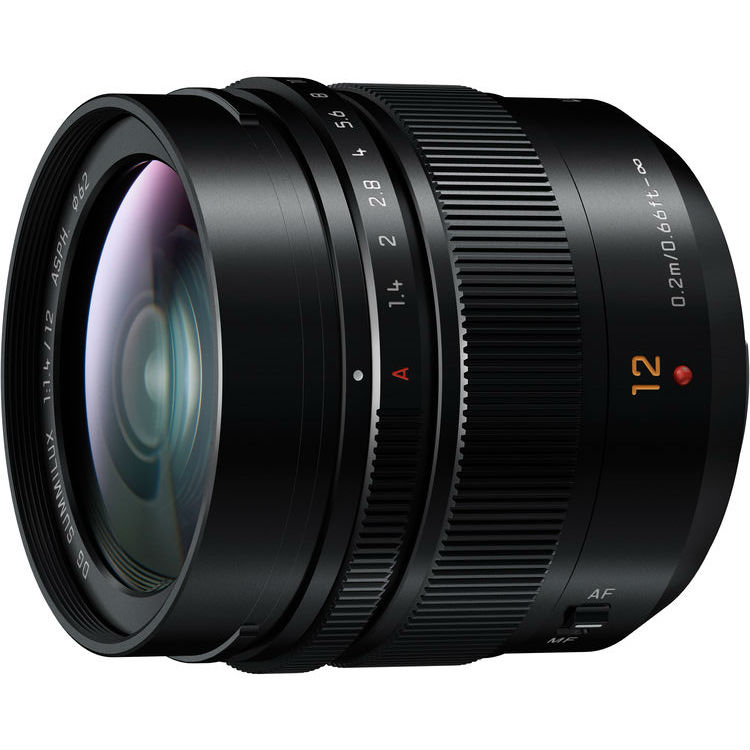 Panasonic LUMIX G 12mm f/1.4 Leica MFT Black