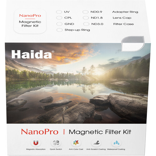 Haida Magnetic UV+CPL+ND Filter Kit 82mm - Image 3