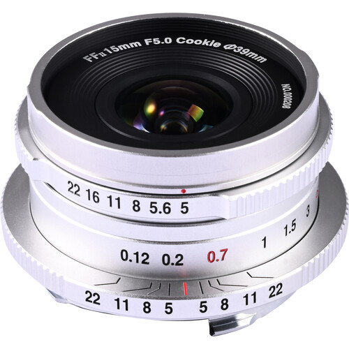 Alternative view of Laowa 15mm f/5 Cookies FF Leica M - Silver