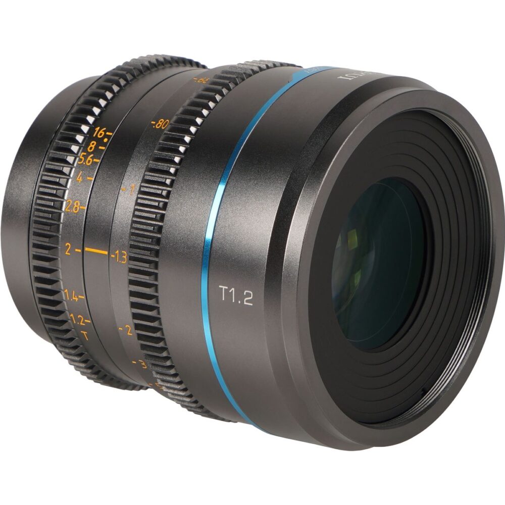 Sirui Nightwalker Series 24mm T1.2 S35 Manual Focus Cine Lens MFT Mount (Gunmetal Gray) - Image 3