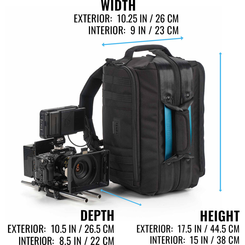Tenba Cineluxe v2 Backpack 16 - Black - Image 6