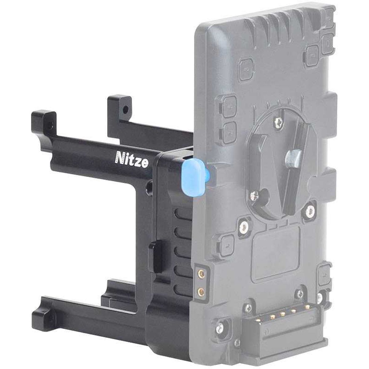 Nitze V Mount Adapter with SSD Holder for Z Cam SDI Converter (Long Bracket) - Image 4