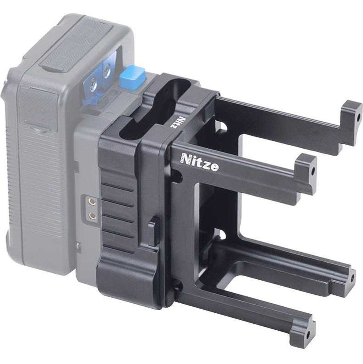 Nitze V Mount Adapter with SSD Holder for Z Cam SDI Converter (Long Bracket) - Image 5