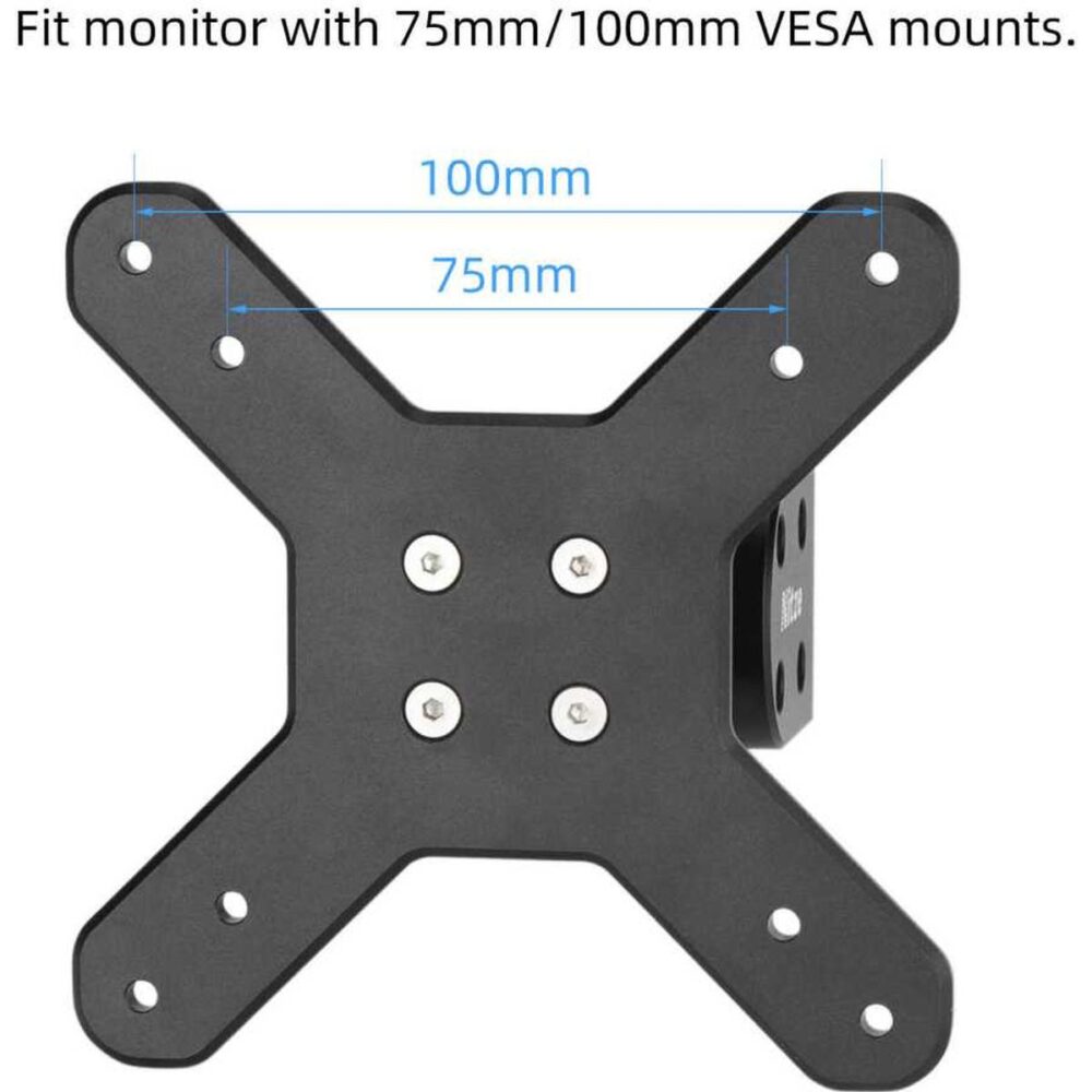 Alternative view of Nitze Adjustable Monitor Stand - Tilt + Swivel (JSQ-006B)