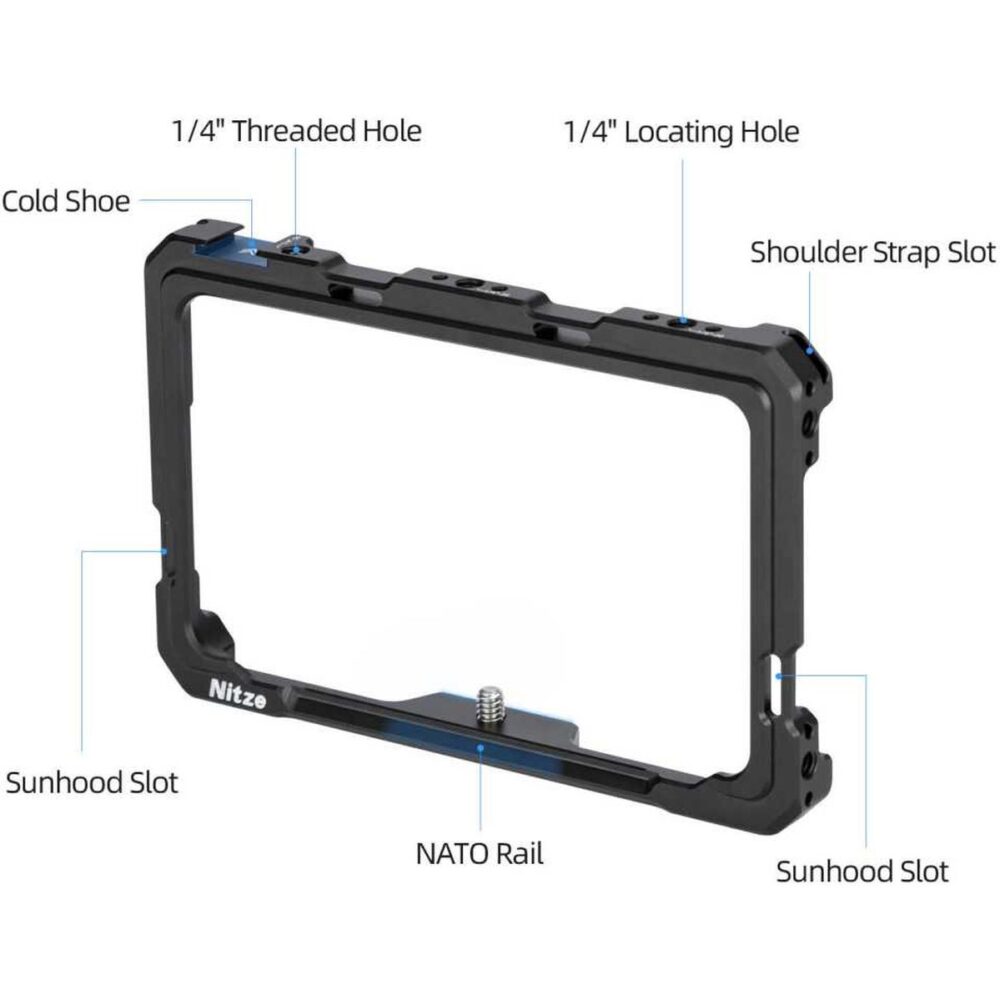 Alternative view of Nitze Cage For Atomos Shinobi II (JT-A06A)