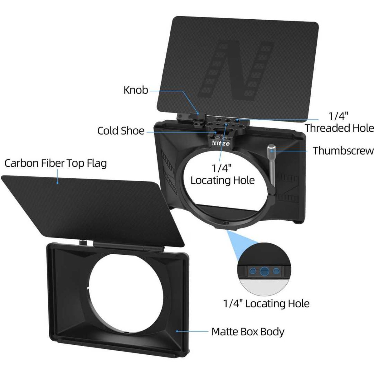 Nitze Mini Matte Box (MB15AK) - Image 3