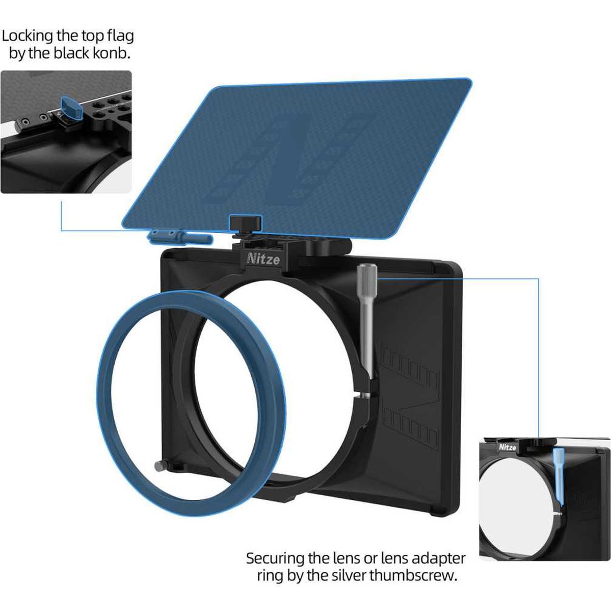 Nitze Mini Matte Box (MB15AK) - Image 4