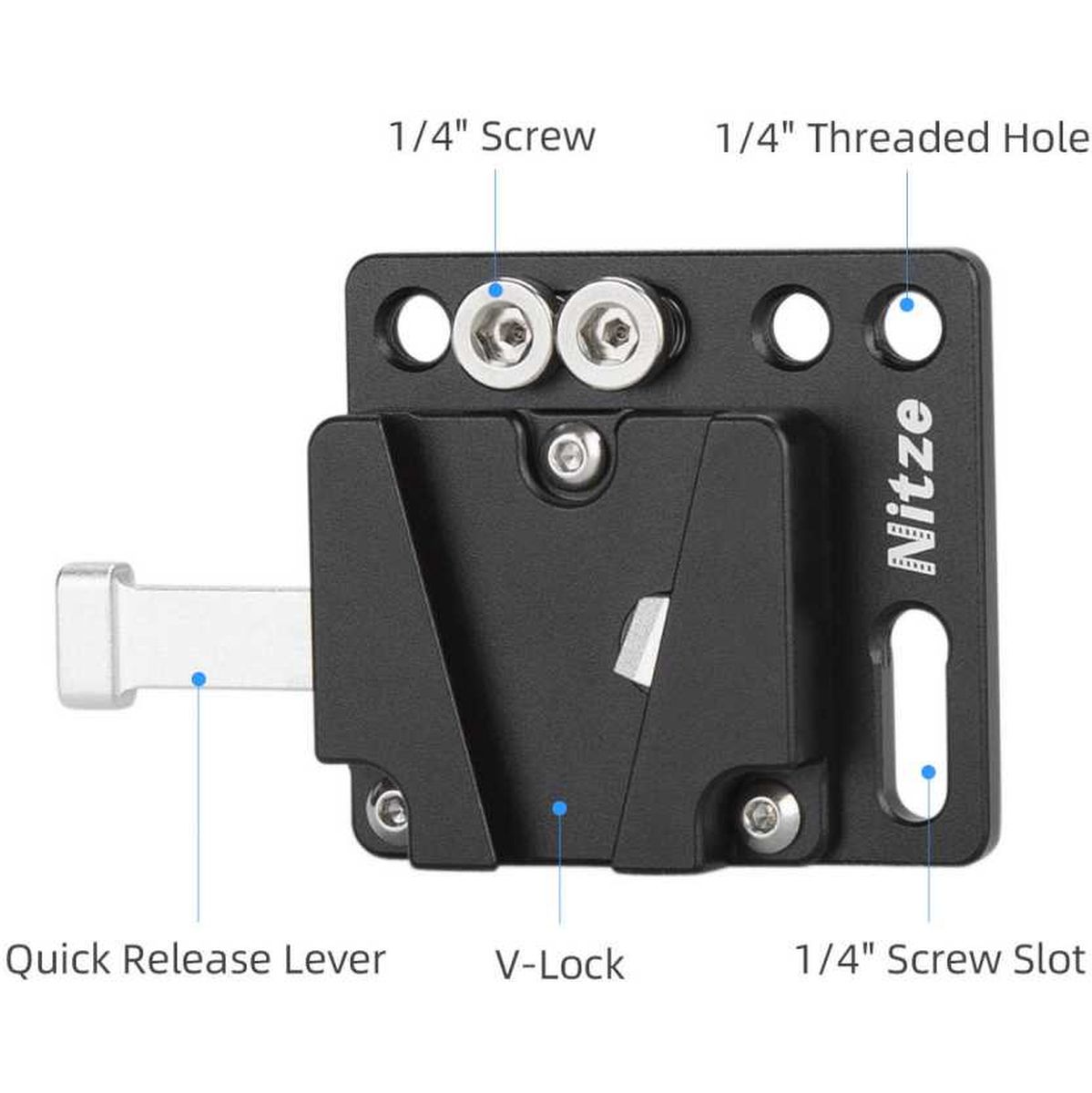 Nitze Mini V-Mount Battery Plate (N21C) - Image 3