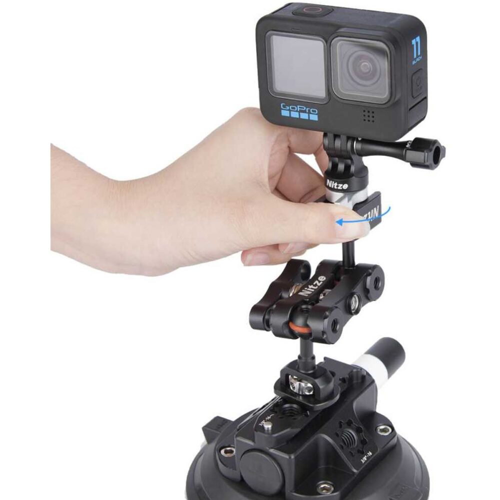 Alternative view of Nitze Cold Shoe Mount For GoPro (N29-B1)