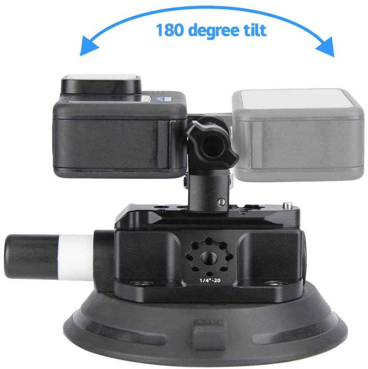 Nitze 1/4" ARRI Locating Pins Mount For GoPro (N29-B2) - Image 5