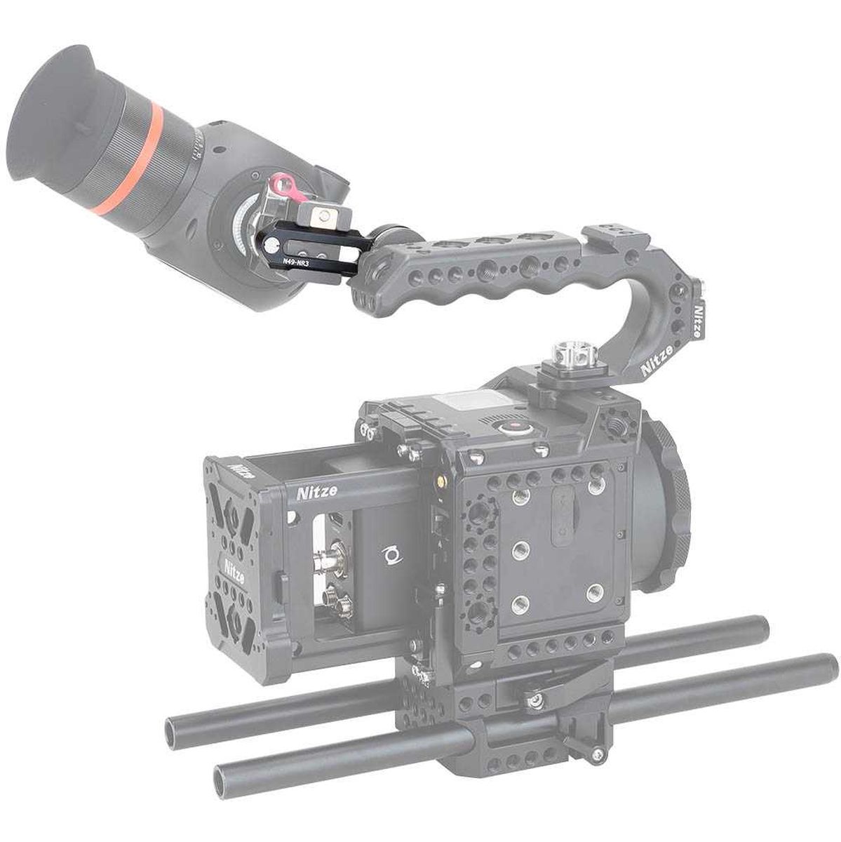 Nitze NATO Rail with ARRI Rosette (3"/76 mm) - Görsel 4