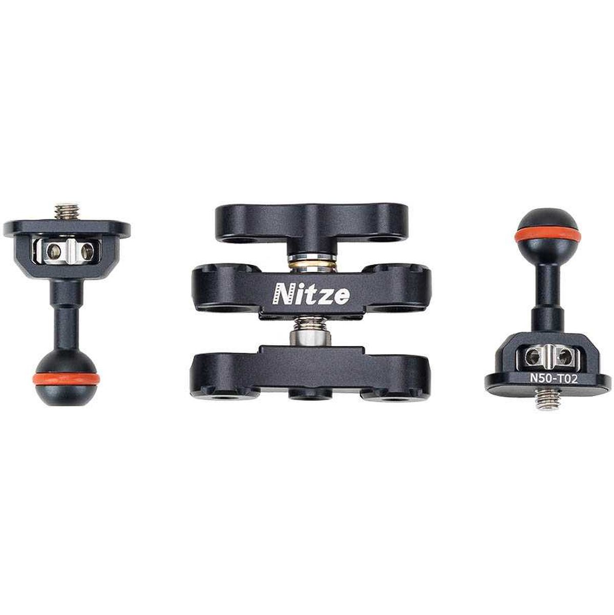 Nitze Magic Arm w/ Double Ball Head (1/4-20 To 1/4-20) (N50B) - Image 3