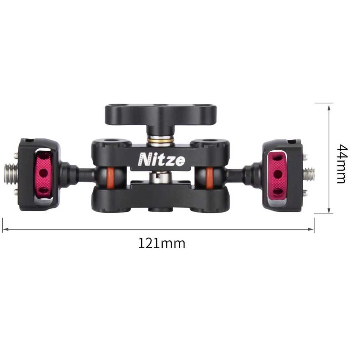 Nitze Magic Arm Double Ball Head (1/4-20 To 3/8-16 ARRI Pen) (N50F) - Image 3