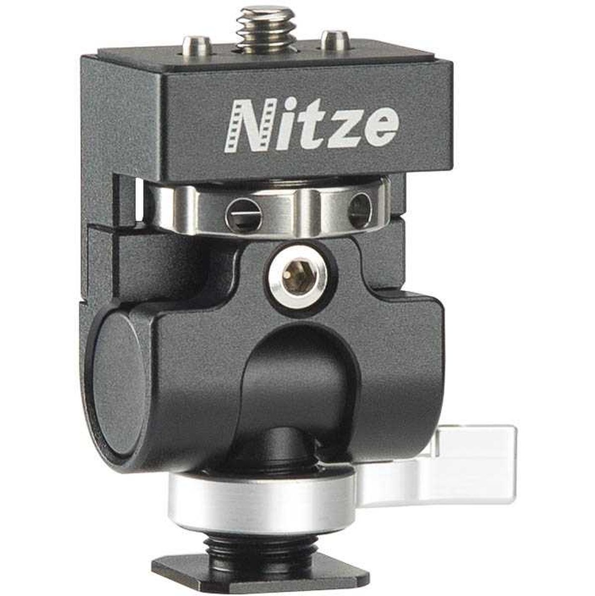 Nitze Elf Series Monitor Holder (QR Cold Shoe to 1/4"-20 Screw with ARRI Locating Pins) - N54-G1 - Image 3
