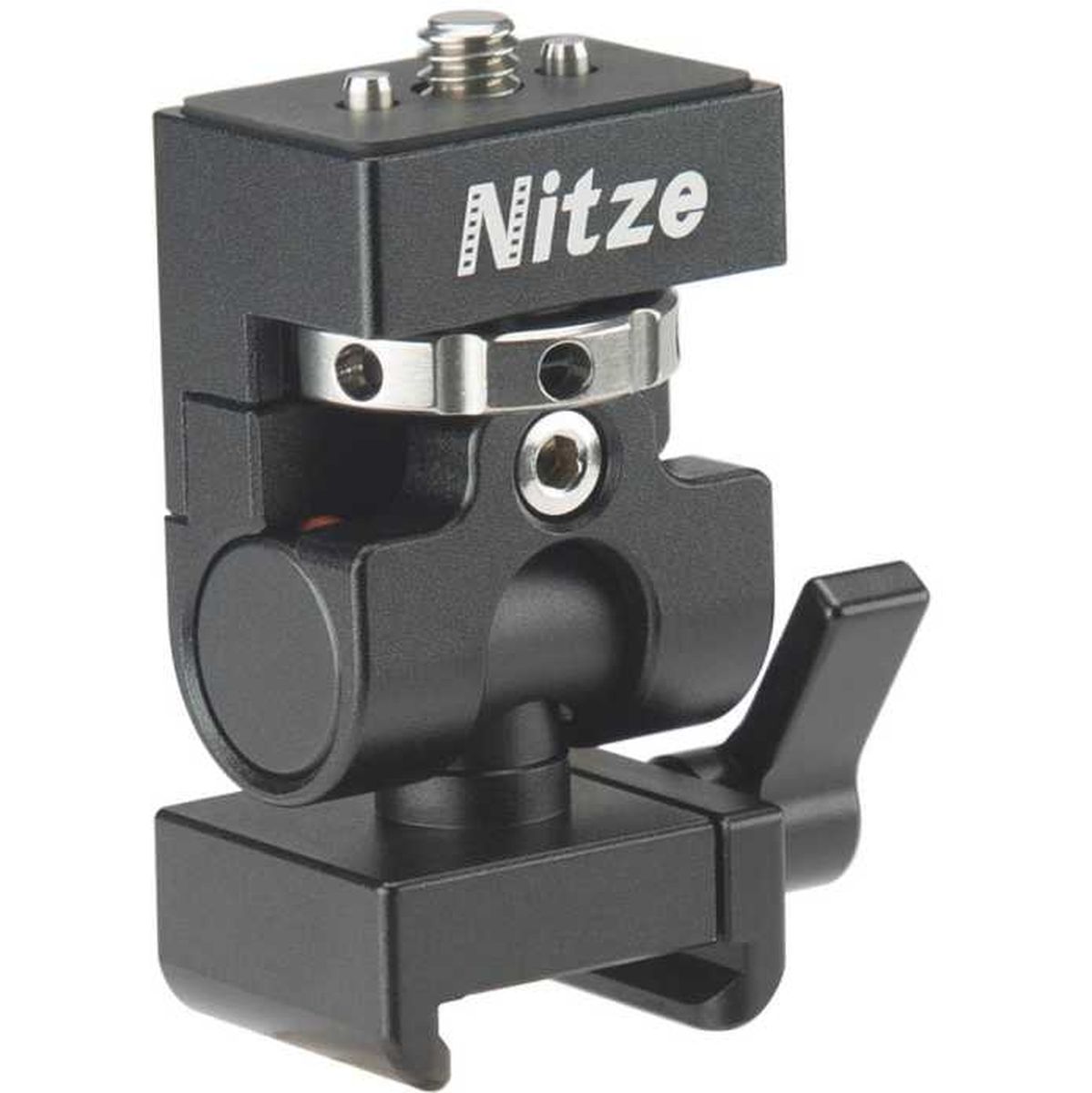 Nitze Elf Series Monitor Holder (NATO Clamp to 1/4"-20 Screw with ARRI Locating Pins) - N54-G2 - Image 4