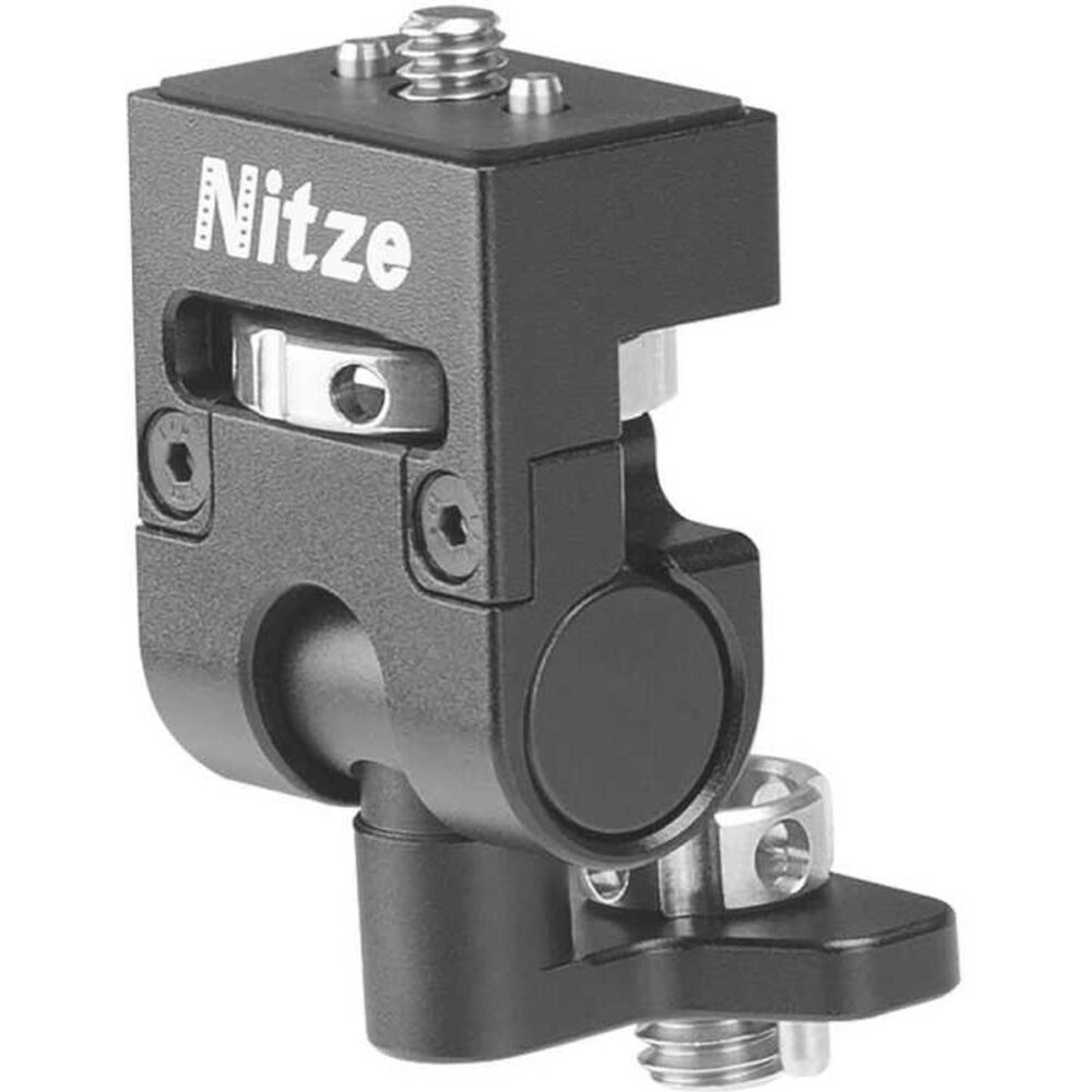 Alternative view of Nitze Elf Series Monitor Holder (3/8"-16 Arri Locating Pins to 1/4"-20 Screw with ARRI Locating Pins) - N54-G4