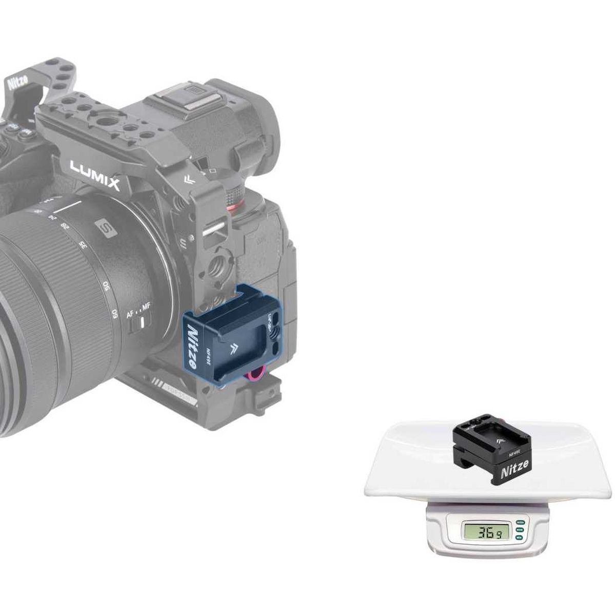 Nitze Quick Release NATO Clamp with Cold Shoe (NF49E) - Image 5