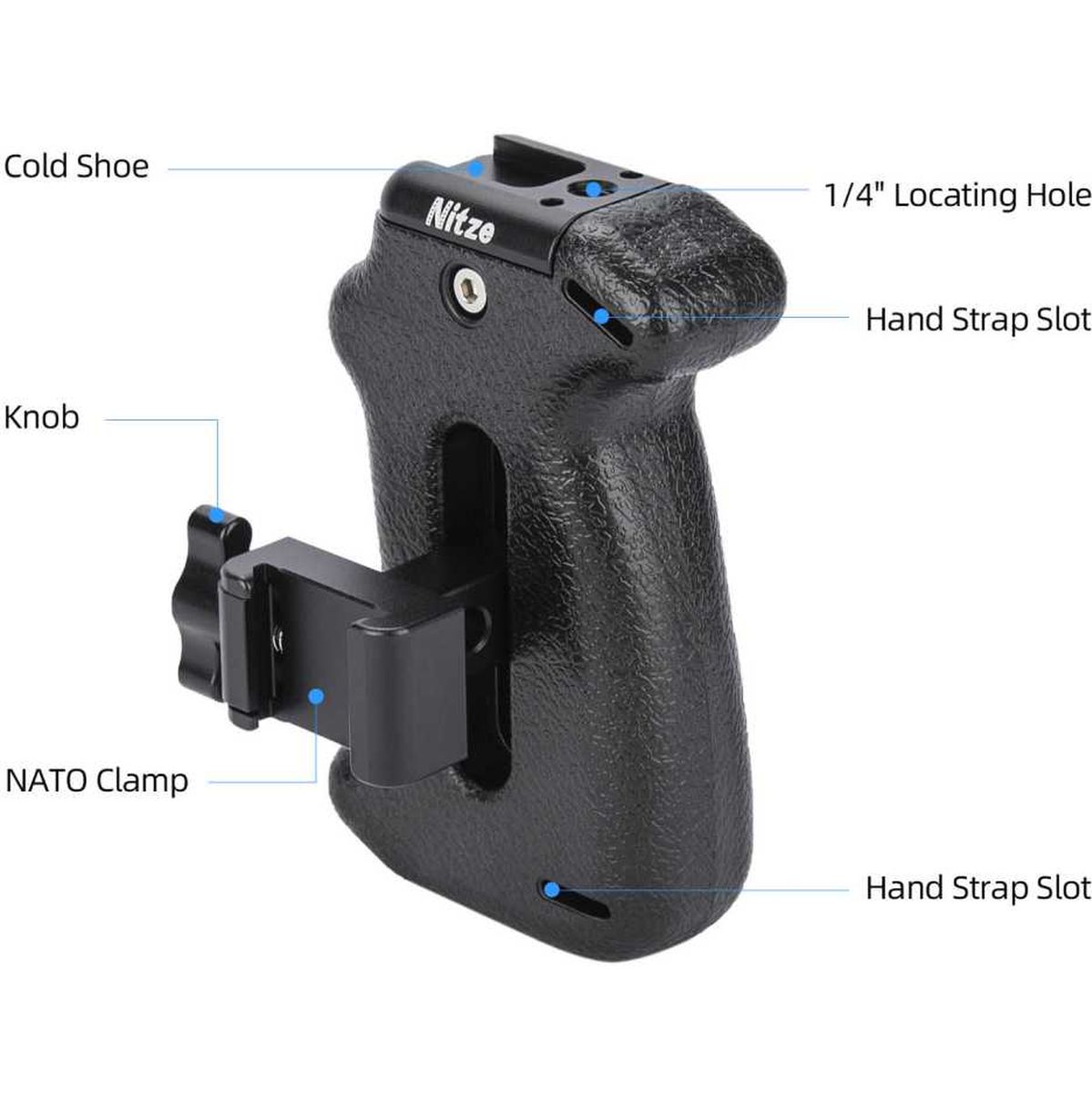 Nitze NATO Side Grip with Nato Clamp - Image 4