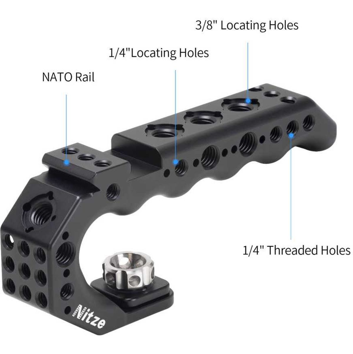 Nitze Stinger Handle with 3/8” ARRI Locating Pins - Image 2