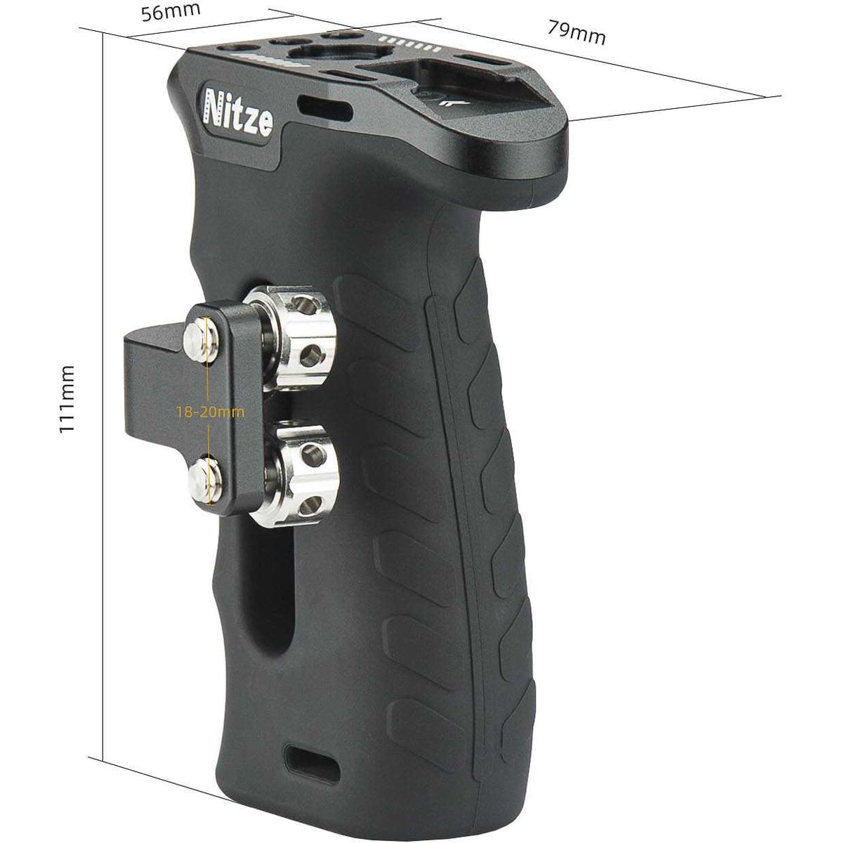 Nitze Ergonomic Side Handle with 1/4" Screws - Image 3