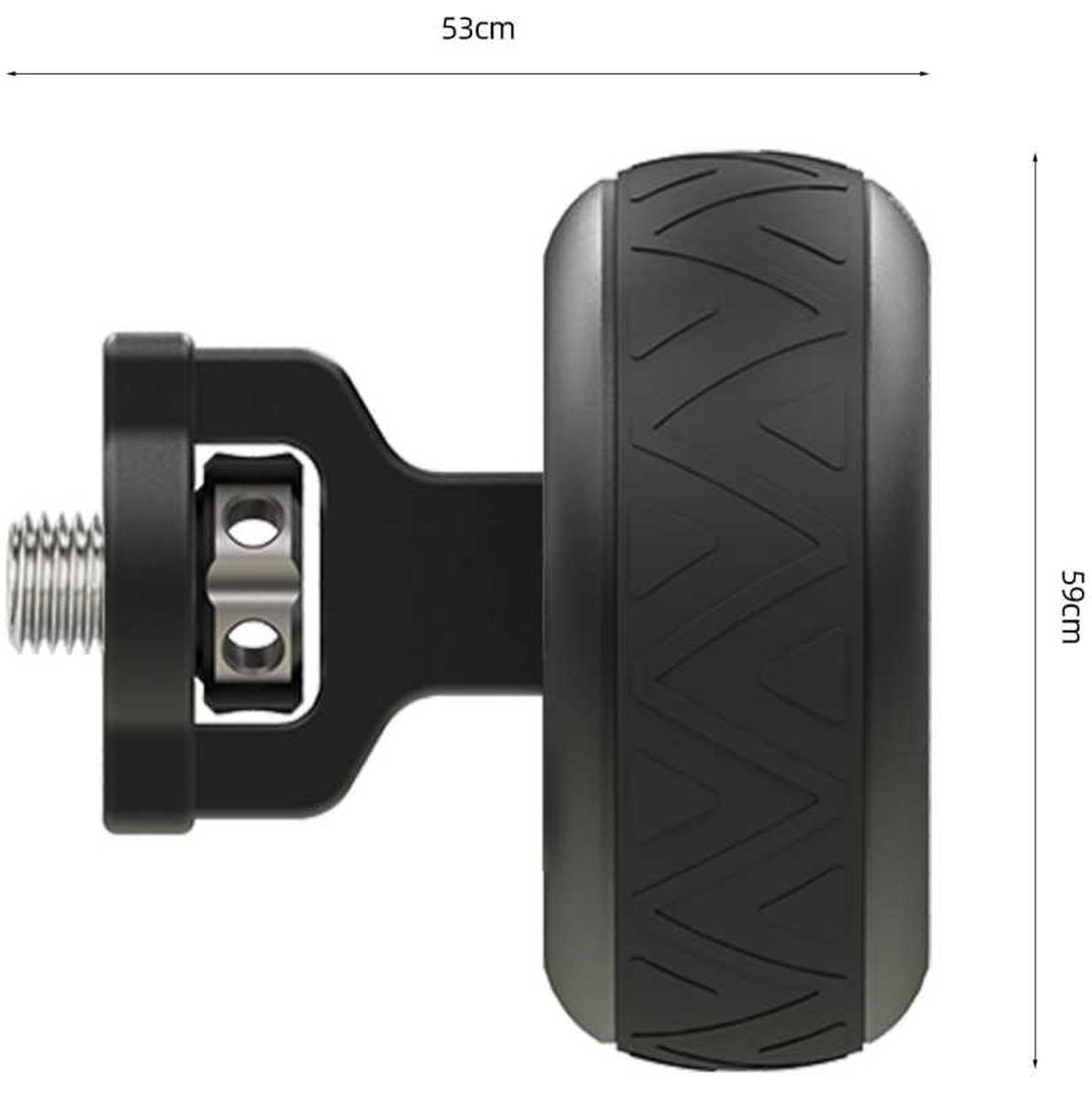 Nitze Wheel Side Handle with 3/8-16 Screw EN ARRI Locating Pins - Image 2