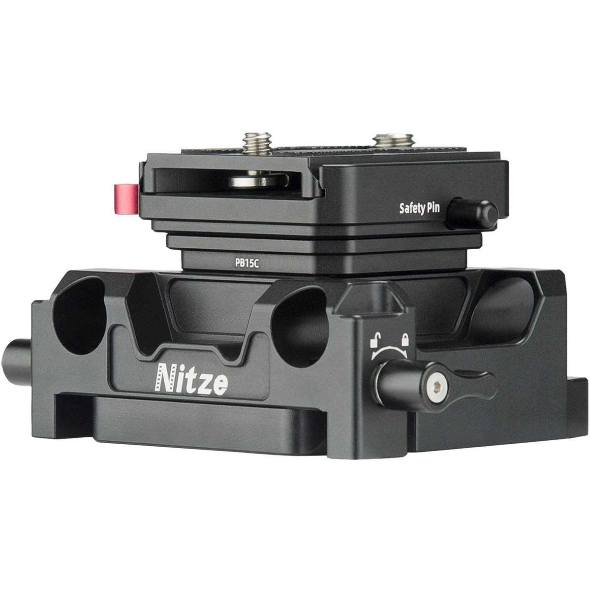 Nitze 15mm LWS Baseplate ARRI Dovetail For Canon EOS R5 C Cage (PB15C) - Image 2