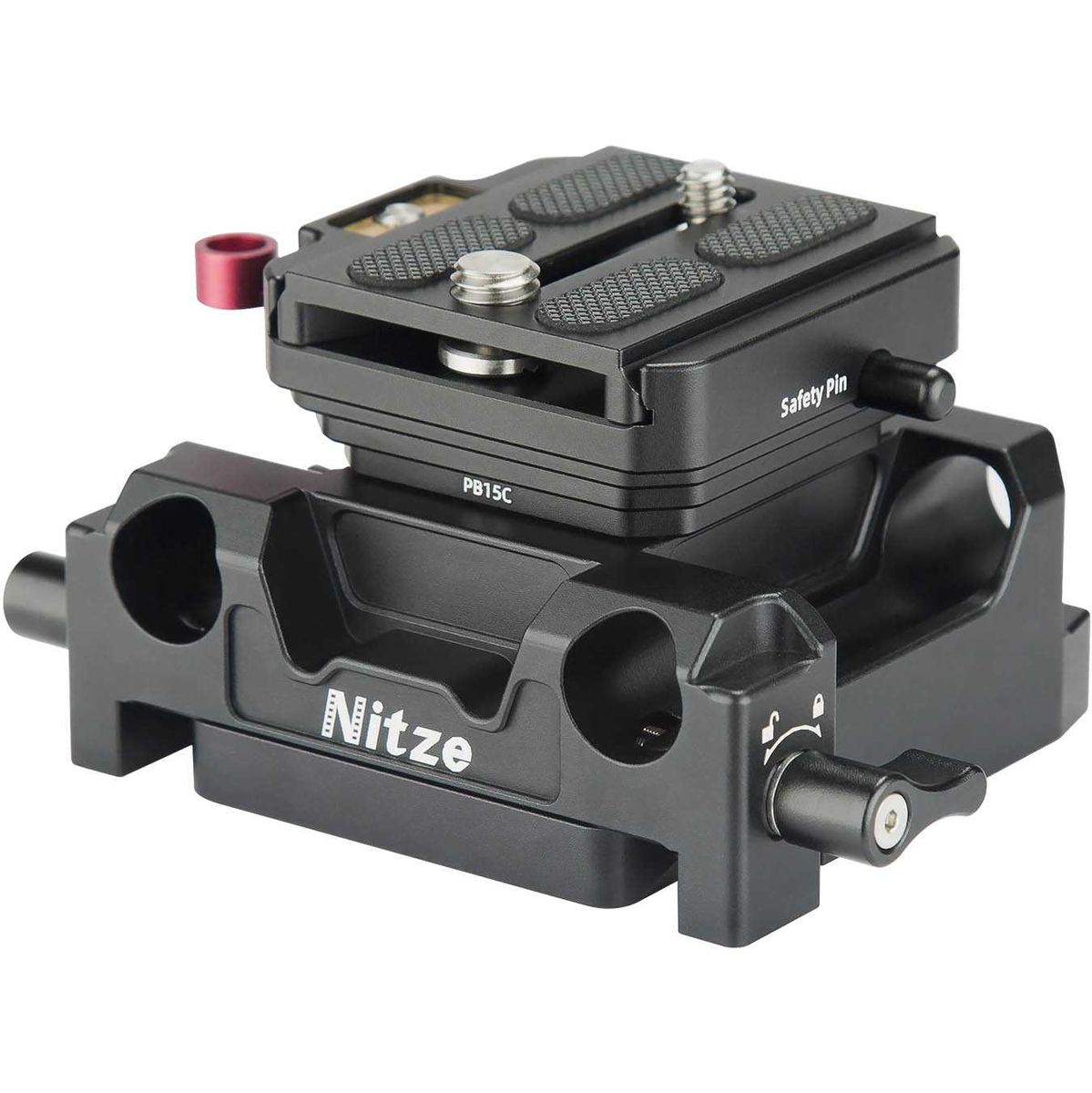 Nitze 15mm LWS Baseplate ARRI Dovetail For Canon EOS R5 C Cage (PB15C) - Image 3