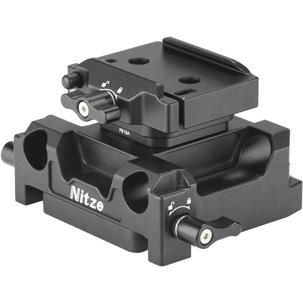 Nitze 15mm LWS Baseplate ARRI Dovetail for Sony A7IV/FX3 Cage (QR) (PB18A) - Image 2