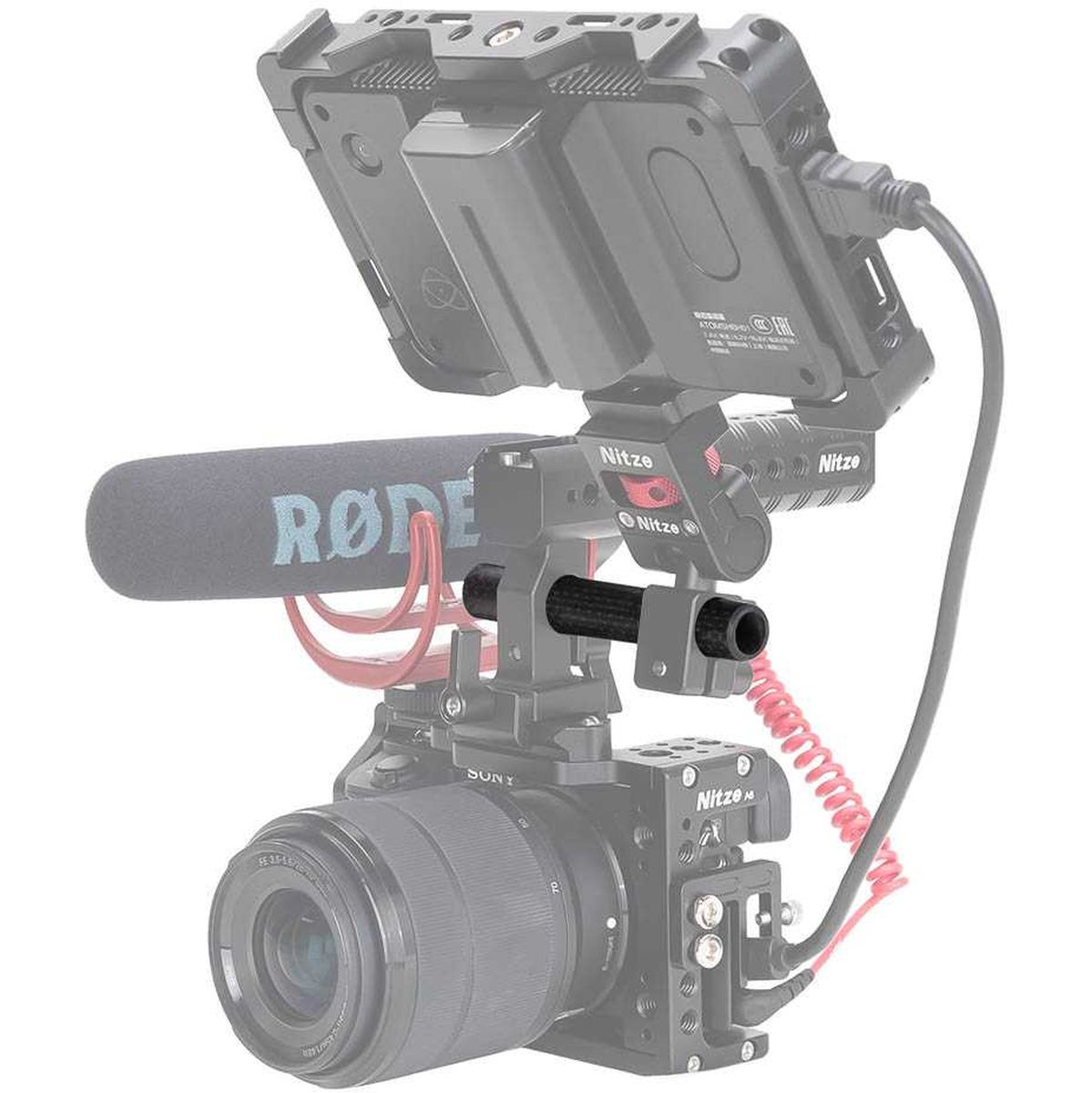 Nitze 15mm Carbon Fiber Rod (100MM/4) - 2 PCs - Image 2