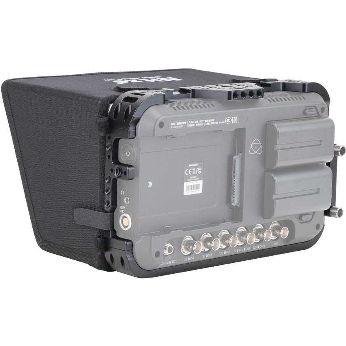 Nitze Monitor Cage for Atomos Shogun 7 PE14 with HDMI Cable Clamp + Sunhood - Image 3