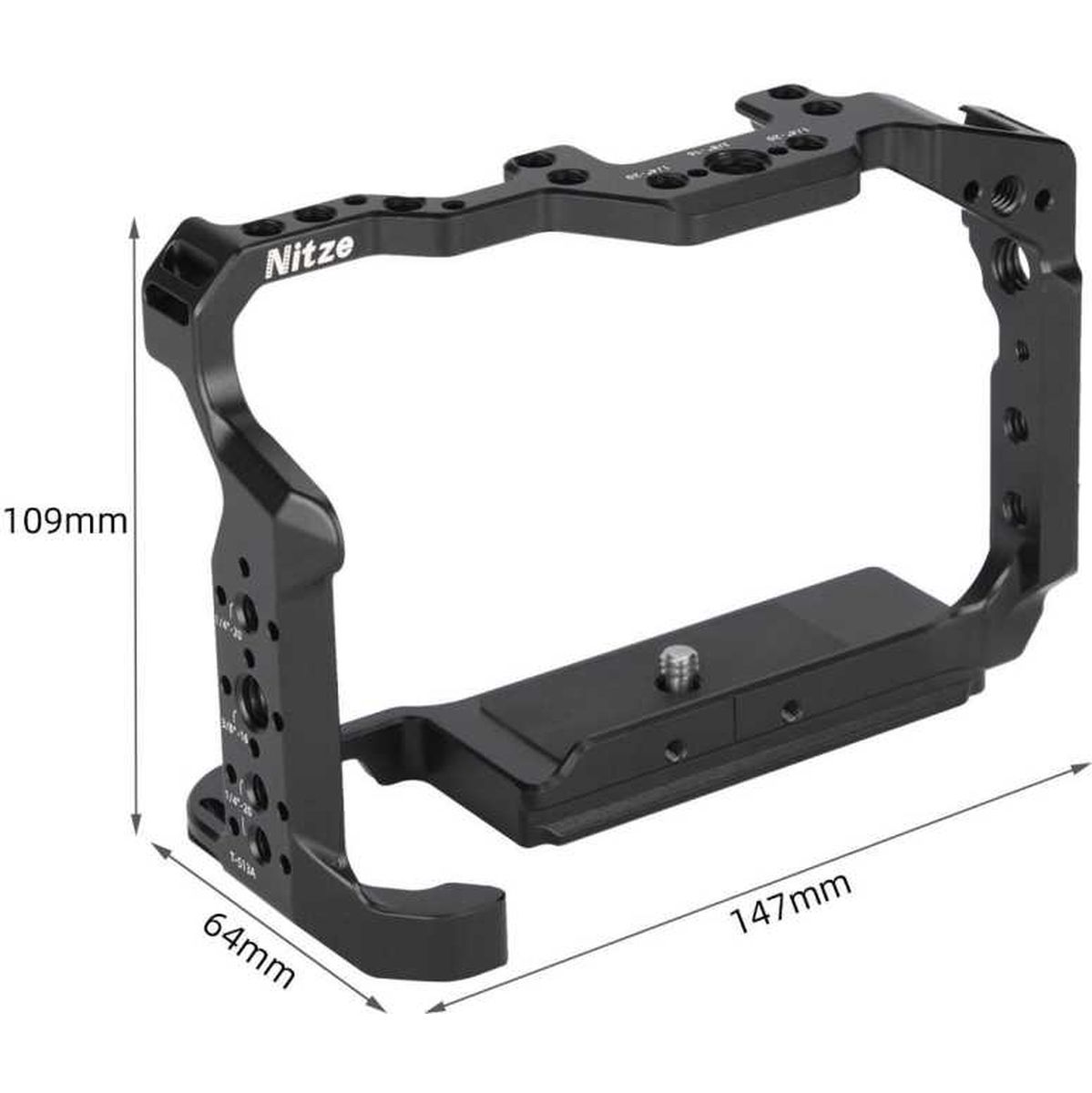 Nitze Cage For Sony A7III / A7IV / A7SIII / A7RIII / A7RIV / A7RV (T-S13A) - Image 3