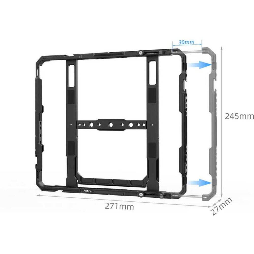 Alternative view of Nitze Tablet Cage For 11.5" to 13" Tablet (T-TC02A)