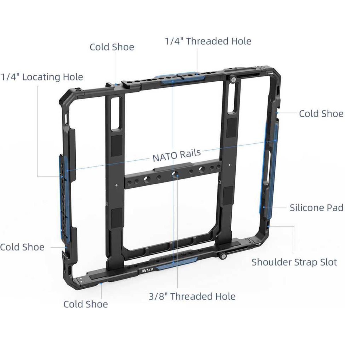 Nitze Tablet Cage For 11.5" to 13" Tablet (T-TC02A) - Image 3