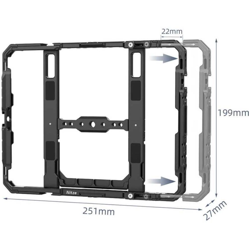 Alternative view of Nitze Tablet Cage For  9" to 11" Tablet (T-TC03A)