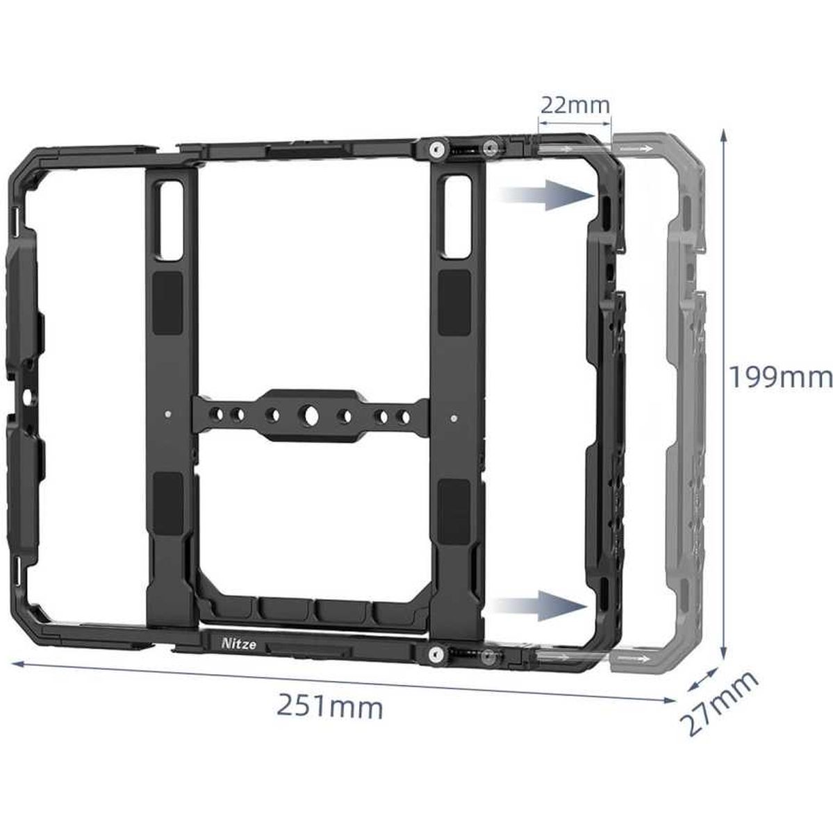 Nitze Tablet Cage For 9" to 11" Tablet (T-TC03A) - Image 2