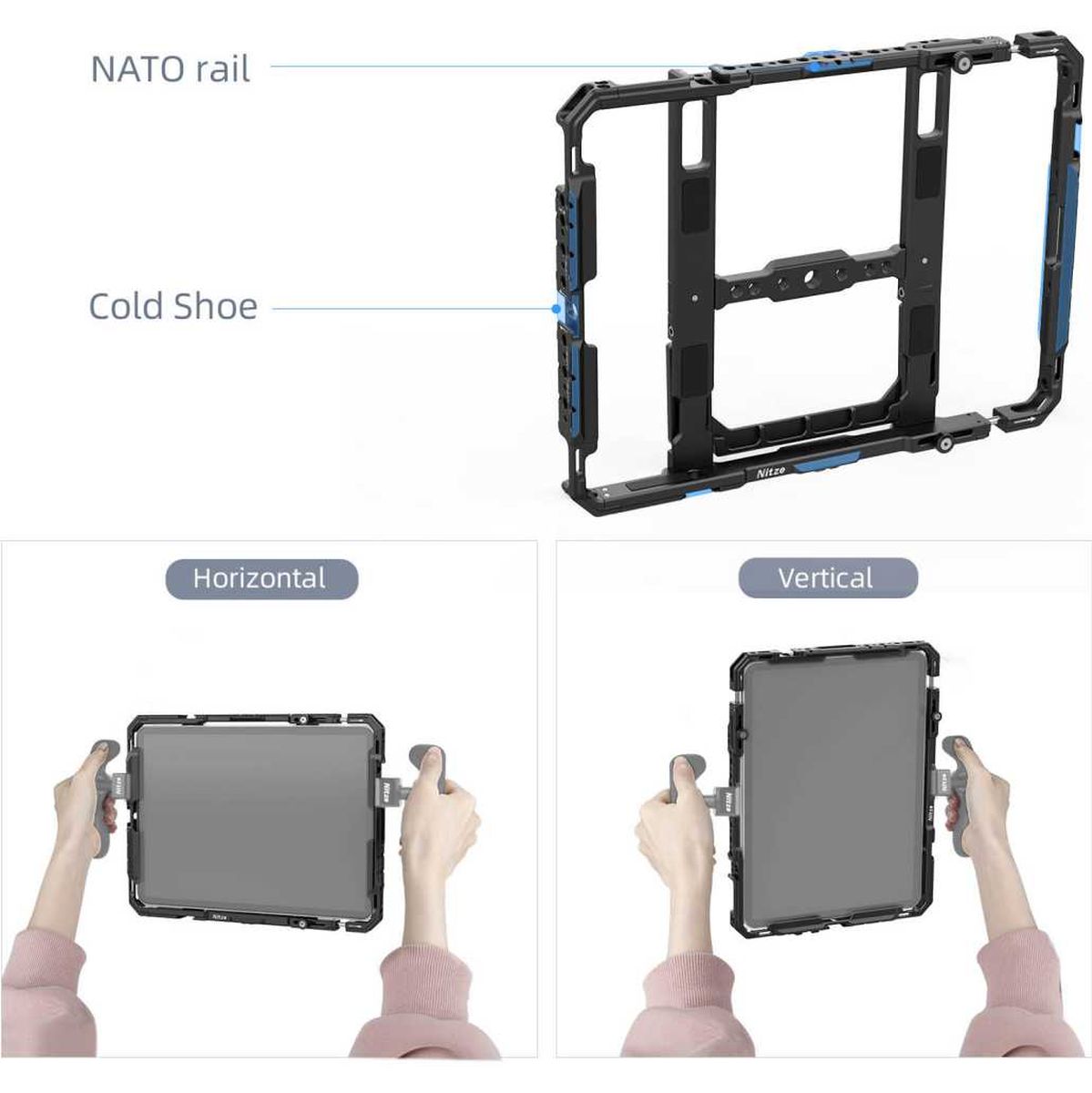 Nitze Tablet Cage For 9" to 11" Tablet (T-TC03A) - Image 4