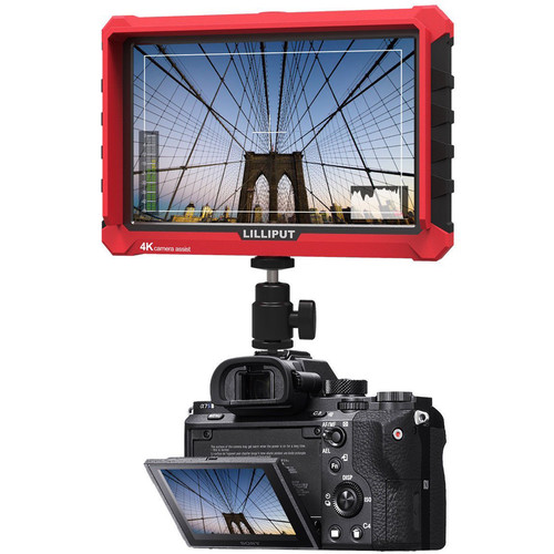 Lilliput A7s - 7" 4K HDMI Field Monitor (Red Case) - Image 10