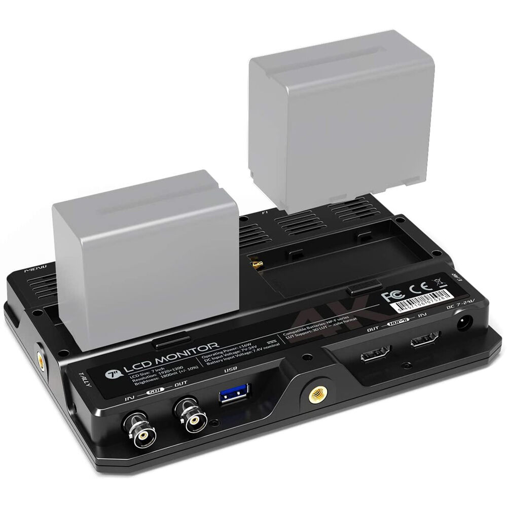 Lilliput H7S 7" 4K HDMI/3G-SDI Sunlight Readable On-Camera Monitor - Image 7