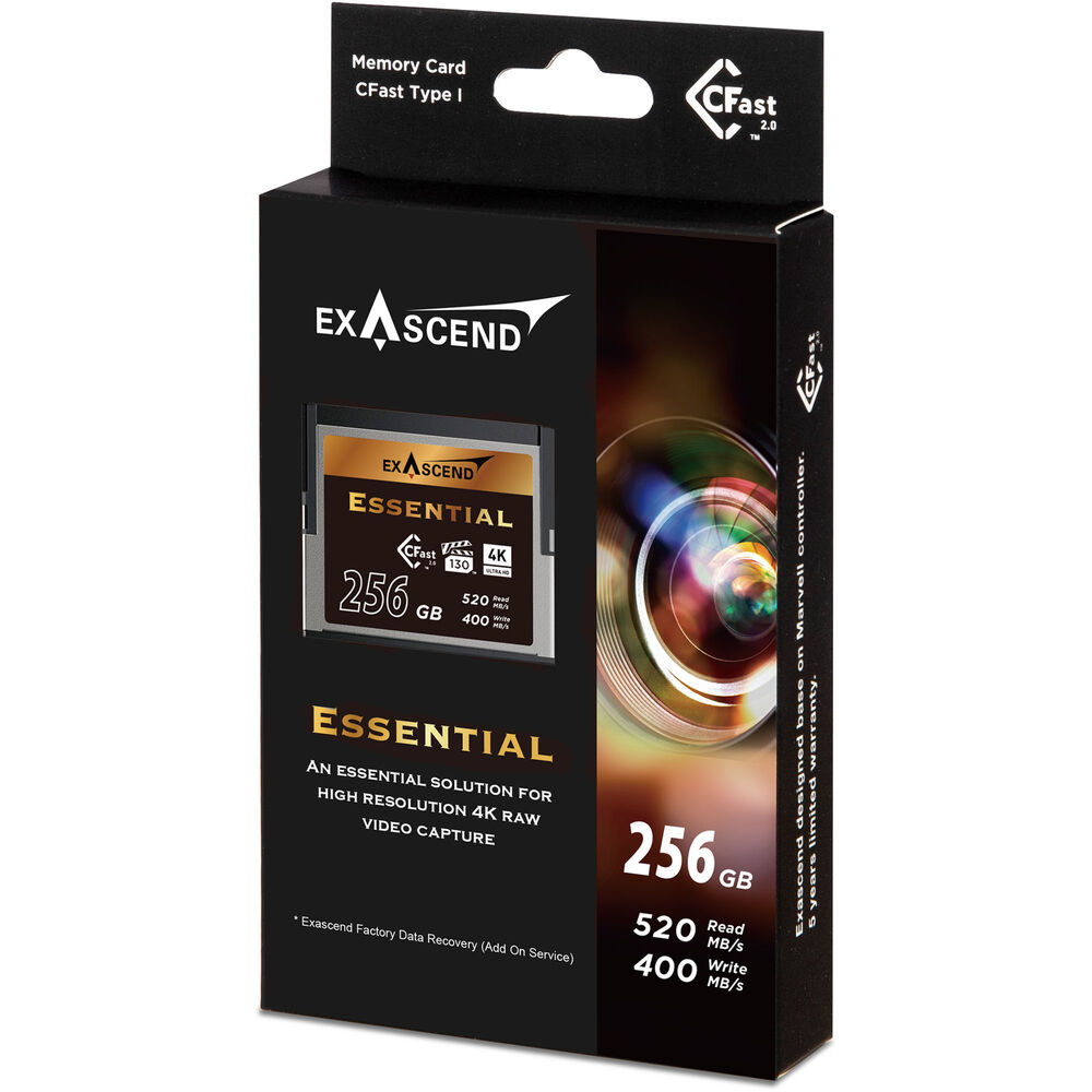 Alternative view of EXASCEND Essential CFast 2.0 256 GB
