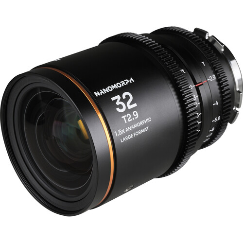 Laowa Nanomorph 32mm T2.9 1.5X LF Anamorphic Lens (Amber Flare) PL/EF - Image 3
