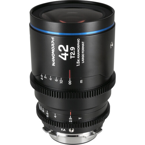 Laowa Nanomorph 42mm T2.9 1.5X LF Anamorphic Lens (Blue Flare) PL/EF - Image 2