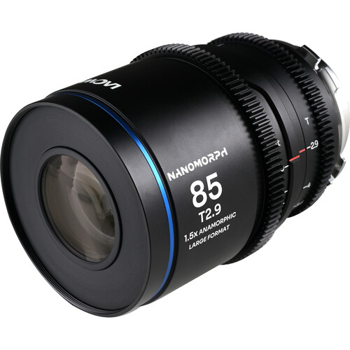 Laowa Nanomorph 85mm T2.9 1.5X LF Anamorphic Lens (Blue Flare) PL/EF - Image 3