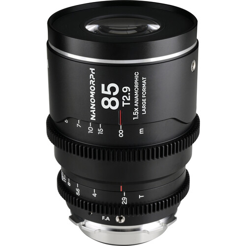 Alternative view of Laowa Nanomorph 85mm T2.9 1.5X LF Anamorphic Lens (Silver Flare) PL/EF