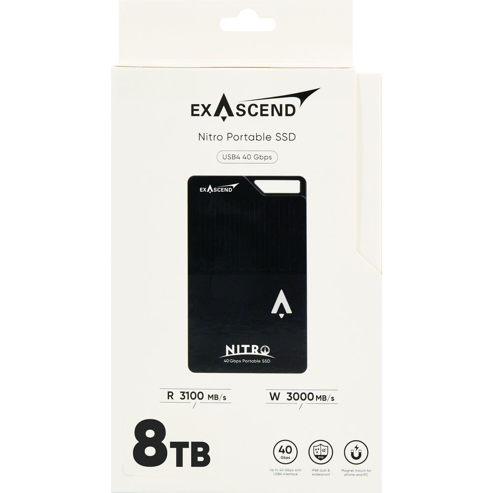 Exascend Nitro USB4 Portable SSD 8TB (40 Gbps) - Image 4